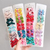 10pcs set baby bow hairpin children 39;s bangs headdress Korean girl cute small hairpin broken hairpin princess hair accessories