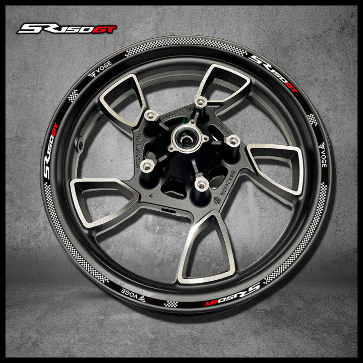 สำหรับ-voge-sr-150-gt-sr150gt-สติกเกอร์ลายทางติดล้อรถจักรยานยนต์สติ๊กเกอร์สะท้อนแสงกระทะล้อ