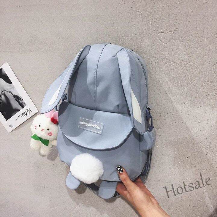 hot-sale-c16-a-t-a-cute-rabbit-canvas-bag-female-2023-new-style-japanese-dual-use-backpack-campus-girl-one-shoulder-messenger-small