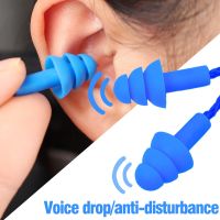 Soft Silicone Earplugs Sleep Anti Noise Soundproof Ear Plug Swimming Waterproof Comfortable Voice-reducing Ear Tips Ear Protection