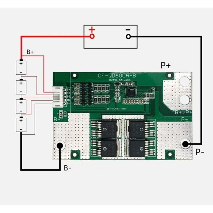 สินค้าพร้อมจัดส่ง-bms-4s-3-2v-lifepo4-สำหรับสตาร์ทรถยนต์-2-400cc-และมอเตอร์ไซค์-กระแสพีค-600a-สีม่วงไฟแรง-สินค้าใหม่-จัดส่งฟรีมีบริการเก็บเงินปลายทาง