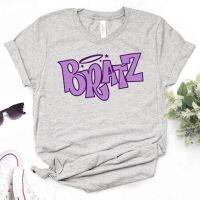 เสื้อยืด Bratz สำหรับผู้หญิงเสื้อยืดอะนิเมะสำหรับ Y2K