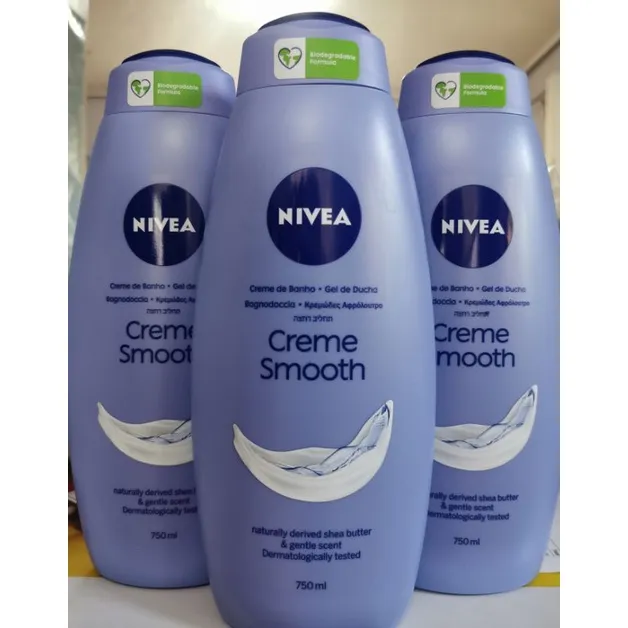 NIVEA CREME SMOOTH SHOWER GEL / BODY WASH 750MLH5d Lazada PH