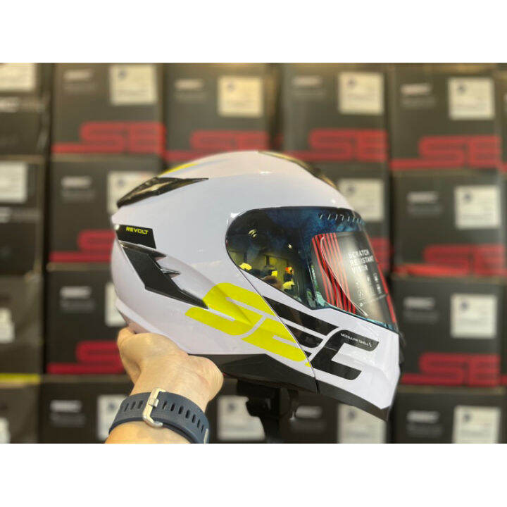SEC Helmet Revolt 2023 (Modular, Dual Visor) Lazada PH