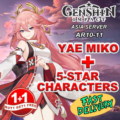 【BUY ONE TAKE ONE】Genshin impact ID【Fast delivery】Yae Miko+other characters combination low AR