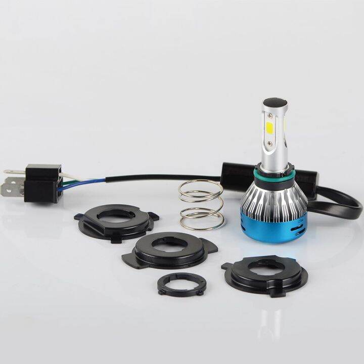 ZZOOI Motorcycle LED Headlight Bulb H4 40W 4000Lm AC DC Yamaha 125 ...