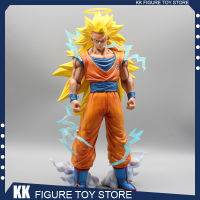 35ซม. Z อะนิเมะรูป Son Goku Ssj3รูป Super Saiyan 3 Goku Gk Pvc Action Figurine รูปปั้นตุ๊กตาของเล่นของขวัญ Pvc