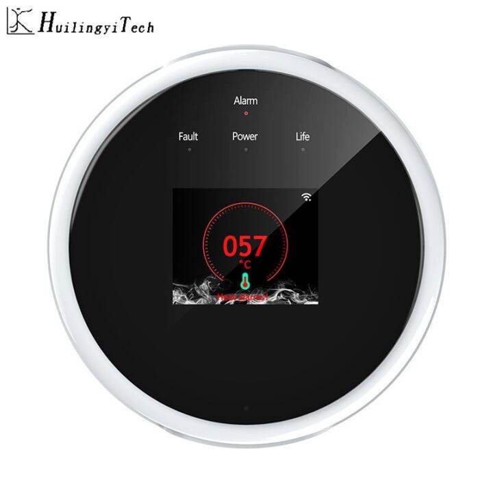 Gas Alarm Leak Sensor Tuya Smoke Detector Wifi Gas Co2 Carbon Monoxide Propane Detector Leakage
