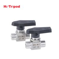 stainless steel 304 2 3way ball valve Internal thread manual valve air valve Panel mounting typeG1/2 G1/4 G1/8 G3/8 G3/4 NPT