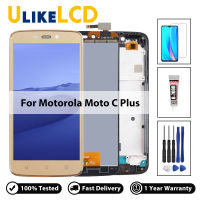 Xt1723 Xt1721 100% ที่ดีที่สุด LCD สำหรับ Motorola Moto C Plus จอแสดงผล LCD หน้าจอสัมผัสสำหรับ Moto C Plus หน้าจอ LCD