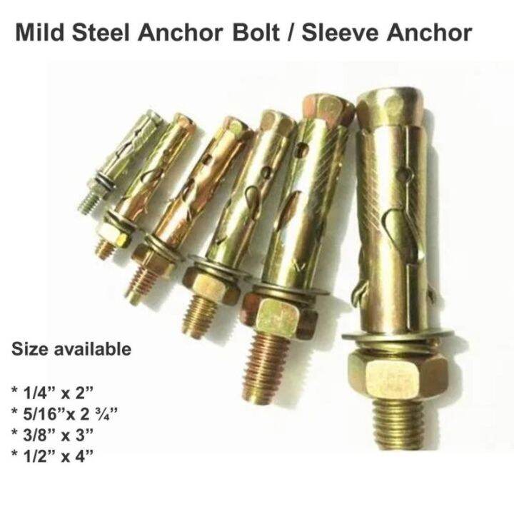 Sleeve Anchor / Wall Plug Besi Lazada