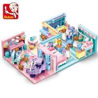 ใช้งานร่วมกับ Lego Fantasy Castle Princess Room Girl Puzzle Assembling Toy Birthday Gift