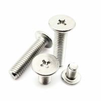 10/25pcs CM M1.4 M1.6 M2 M2.5 M3 M4 M5 M6 304 Stainless Steel Cross Phillips Ultra Thin Ultrathin Flat Wafer Head Screw Bolt