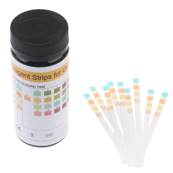 100 Strips URS4K Glucose pH Protein Ketone Urine Test Paper Strips