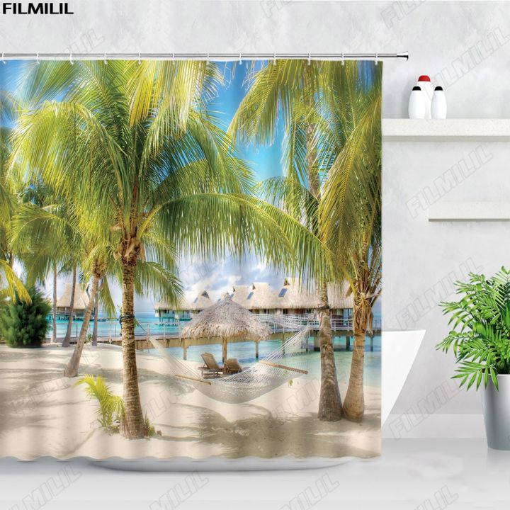 cw-landscape-shower-curtain-window-beach-starfish-scenery-curtains