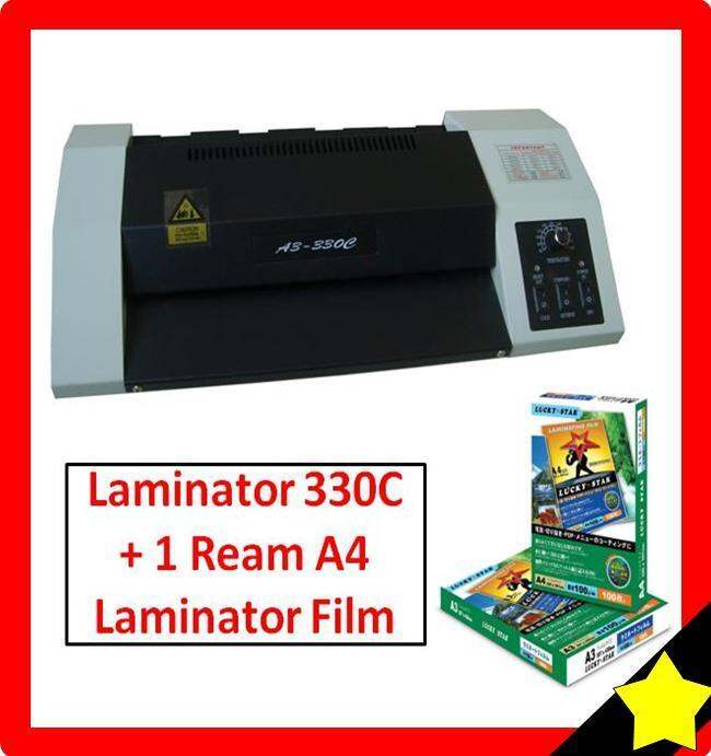 A3 & A4 Heavy Duty Laminator & 1 Ream A4 Laminating Film Lazada