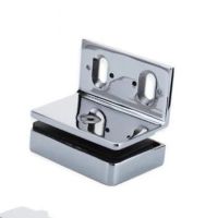 304 stainless steel glass clip frameless door glass clip hinge clip shower room glass fixing clip 90 degrees(H001)