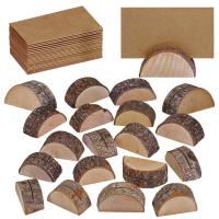 10Pcs Mini Stump Card Clip Wooden Message Memo Photo Holder Wedding Party Decoration Clips Pins Tacks