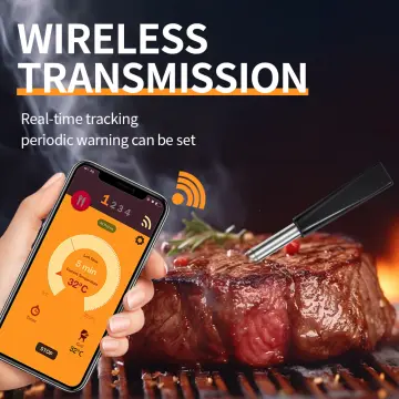 INKBIRD Bluetooth Wireless BBQ Thermometer Food Cooking Weather Station  With Double Probes Timer For Oven Meat Grill Home Sensor
