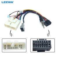 LEEWA Car Android Multimedia 16Pin Wiring Harness Adapter For Isuzu D-MAX/Pick-up/Trooper/Opel Campo/Monterey 16-pin Headunit