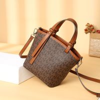 2021 New PVC Leather Handbags Ladies Shoulder Messenger Crossbody Tote Bucket Bag Luxury Brand Vintage Designer Bags for Women