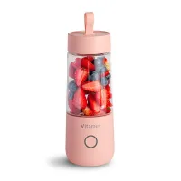 Portable Juicer Electric USB Rechargeable Mini Juice Maker Smoothie Blender Machine Mixer 350ml Fast Food Processor Mobile Mixer