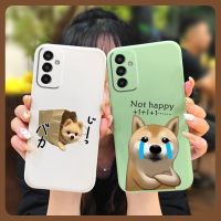 Back Cover Skin-friendly feel Phone Case For Samsung Galaxy M13 4G Global/SM-M135F Cartoon Lens package phone case cute