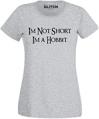 Reality Glitch Im Not Short, Im A Hobbit Womens T-Shirt