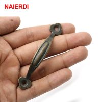 【LZ】☃❃  NAIERDI 5PCS Antique Bronze Cabinet Pulls Drawer Door Knobs Jewelry Box Handles Cupboard Wooden Vintage Handles Hardware