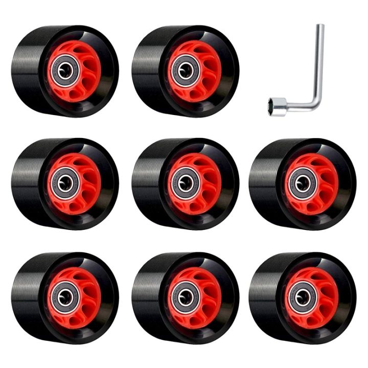 8pack-95a-58mmx39mm-indoor-quad-roller-skate-wheels-pu-wear-resistant-wheels-double-row-roller-skates-accessories