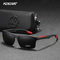 KDEAM Rectangular Ultra Light TR90 Sunglasses Men Polarized TAC 1.1mm Thickness Lens Driving Sun Glasses Women Sports Cat.3 Cycling Sunglasses