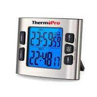 ThermoPro TM-02 เครื่องจับเวลาทำอาหาร นาฬิกาจับเวลาทำอาหาร Dual Digital Kitchen Timer ThermoPro TM02