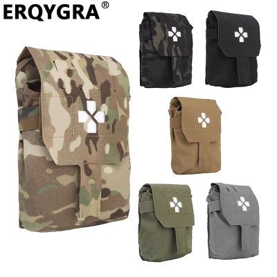 ERQYGRA Camping Rapid Deployment IFAK Kits First Aid Equipment Survival Molle Hiking Safety Bag Security Tactical Military Gear