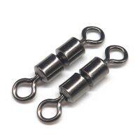 Minfishing 25 PCS/Lot Double Joint Rolling Swivel Ball Bearing with Solid Rings Stainless Steel Fishing Hook Accessories