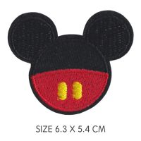 Disney Mickey Minnie เมาส์ผ้าวางคู่เสื้อผ้าตกแต่งเหล็กบนแพทช์แพทช์เย็บปักถักร้อยสำหรับเสื้อผ้า-EDCNM SHOP