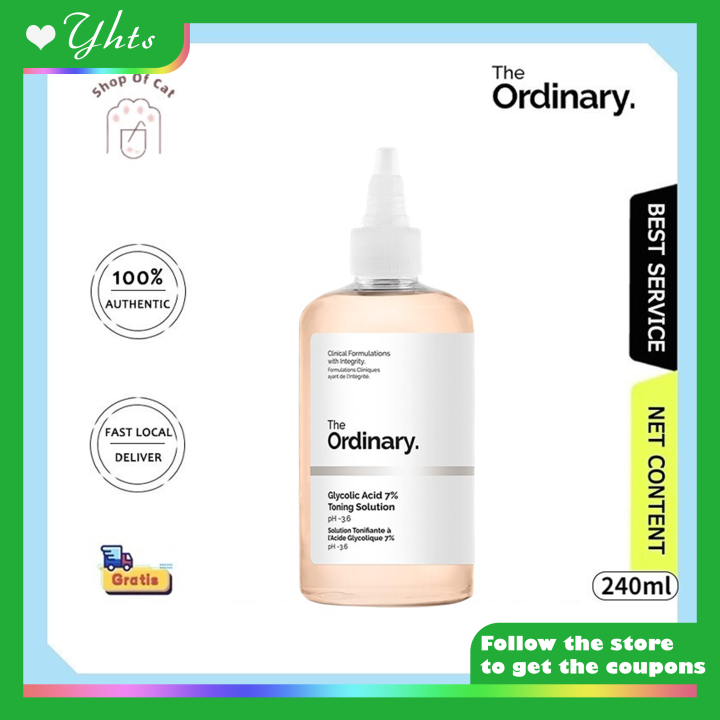 MY Stock THE ORDINARY Toner Glycolic Acid 7 Toning Solution For Skin