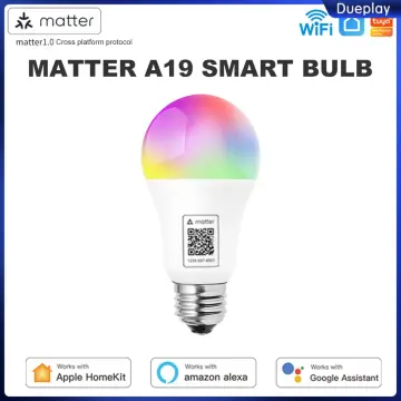 WiFi E27 Smart Bulb Works with Apple Homekit Dimmable RGBWC Siri Voice  Control