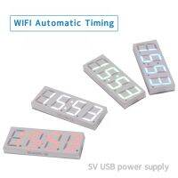 【CW】 module time synchronization of WIFI network  service 0.8 inch Digital luminous USB 5V