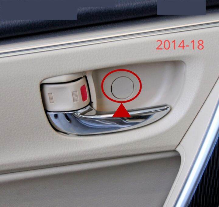 Interior Door Handle Screw Cover Armrest Hole Screw Cover For Toyota