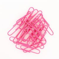 【CC】 Pink Notebook binder Paperclips Accessories Paper Binding Office Stationary Supplies