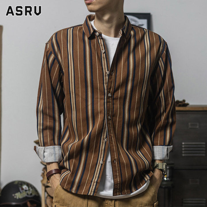 asrv-เสื้อเชิ้ตชาย-เสื้อเชิ้ตผู้ชาย-เสื้อเชิ้ตลำลองชาย-shirts-for-men-เชิ้ตผู้ชาย-เสื้อเชิ้ตลำลองแขนยาวผู้ชายแนววินเทจอังกฤษแนวธุรกิจเสื้อเชิ้ตมีลาย