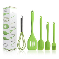 5pcs Cooking Utensils Silicone Cooking Utensils Cooking Supplies Kitchen Tools Silicone Cooking kitchen accessories cooking