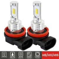 2PCS อะไหล่ไฟหน้าา H16 H11 H9 H8ไฟ LED ไฟหน้ารถหลอดไฟ Super White ไฟหน้าไฟ LED ไม่มี Delay แสง Super Bright CREE LED ชิปต่ำเชื้อเพลิง100% ใหม่คุณภาพสูงเสถียรประหยัดพลังงาน