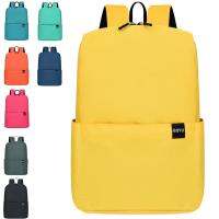 【jw】◆♨♠ Mochila casual para mulheres e homens à prova dágua portátil de viagem escola laptop estudante multicolorida com zíper