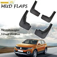 Set Molded Mud Flaps For Volkswagen VW T-Cross T Cross 2018-on Mudflaps Splash Guards Mud Flap Mudguards Fender Front Rear 2019