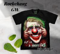 Joker เสื้อยืดเรืองเเสง Rock Chang/Rock eagle รุ่น GW ของเเท้ เสือยืดพรีเมี่ยมคมชัดพิเศษ ผ้า Cotton 100% by Rockshop T-shirt