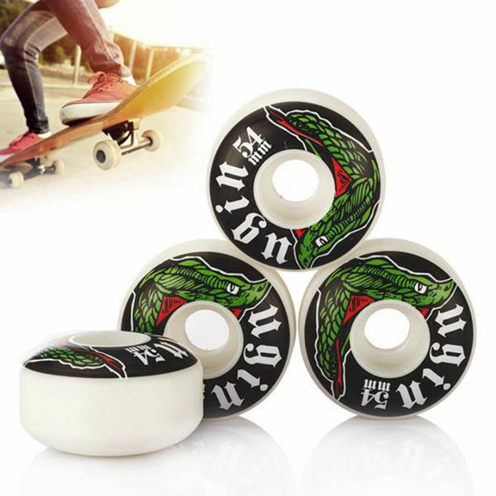 ugin-4-pack-skateboard-wheels-skateboard-wheels-replace-52-x-32mm-100a-pu-double-rocker