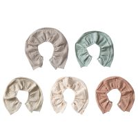 【CW】 Baby Feeding Drool Bib Collar Decoration Color Saliva Soft Cotton Crepe Gauze Scarf Burp for Newborn Toddler