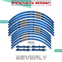 Motorcycle Rim Protection Logos And Decals Stripes Reflective Stickers Waterproof Decorative Film for Piaggio beverly BEVERLY