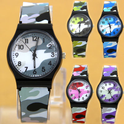 2023 New Navy Blue Military Camouflage Watch Children Silicone Watch Quartz Kids Watches Boys Gift Relogio Watch For Children